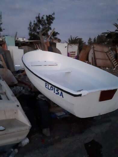 Diferentes momentos de la romería de anoche (Foto TF)